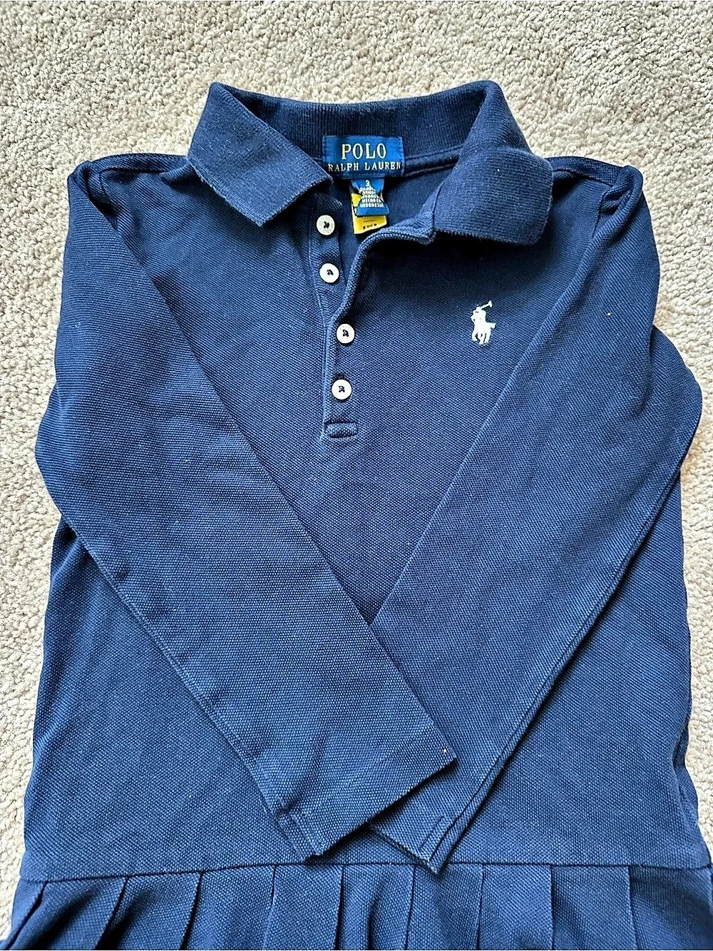 Polo Ralph Lauren Polo Dress Blue Like New